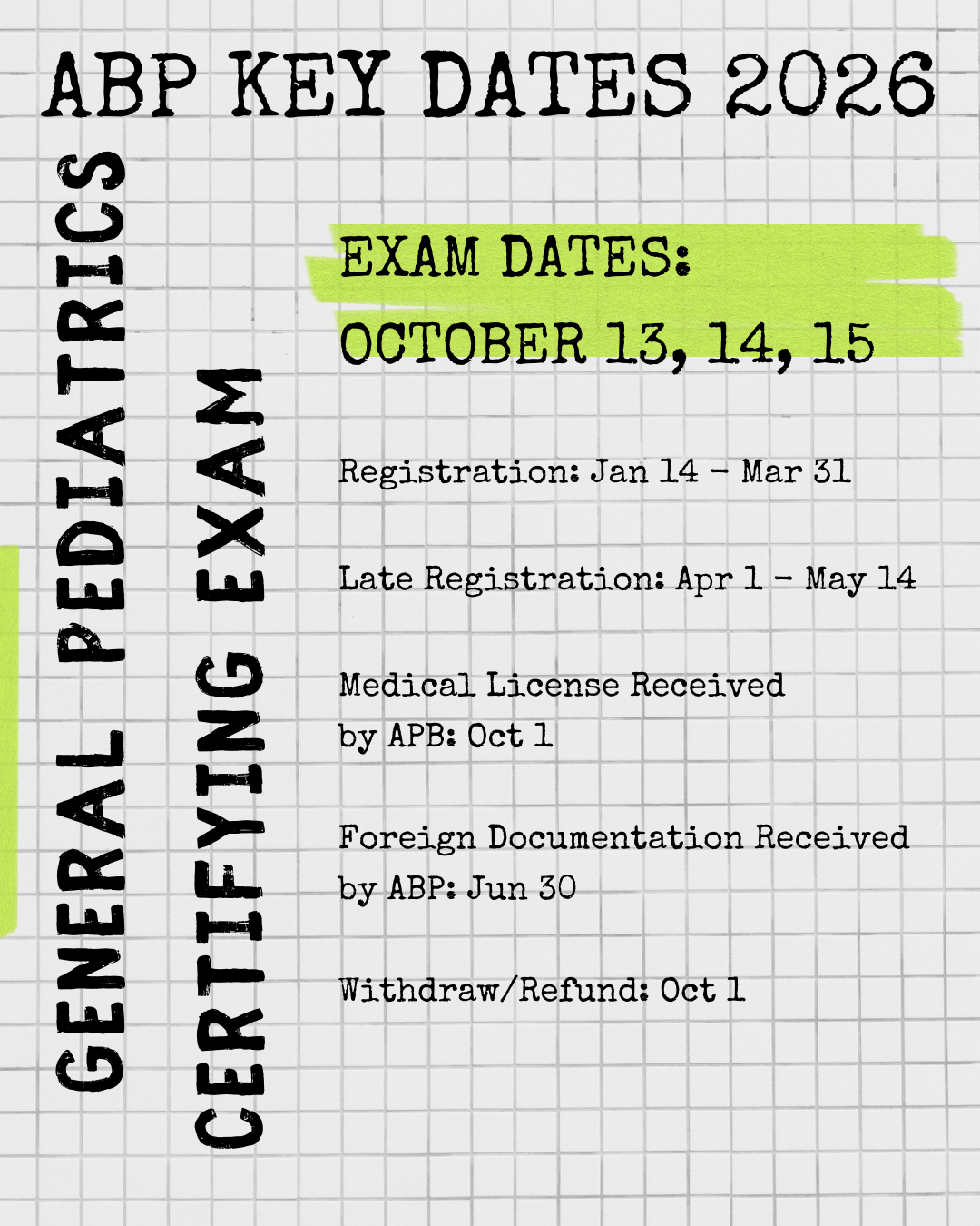 ABP Exam Dates and Deadlines: What Pediatrics Residents Need to Know