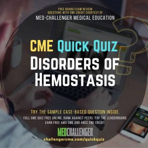 QQ221003 Disorders of Hemostasis