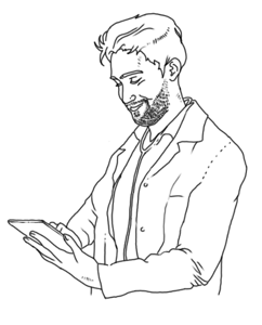LINEART-TRANSPARENT-BG_doctor_with_ipad_left-facing-e1522868818820