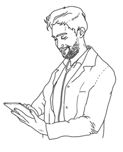 LINEART-TRANSPARENT-BG_doctor_with_ipad_left-facing-e1522868818820 LINEART-TRANSPARENT-BG_doctor_with_ipad_left-facing-e1522868818820