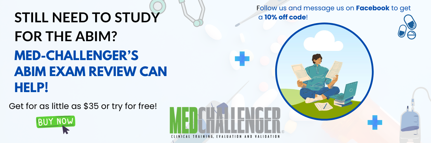 Still need to study for the ABIM