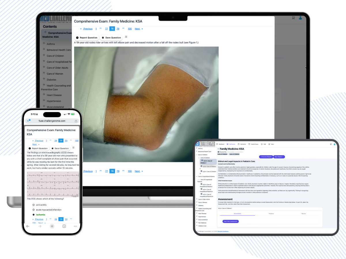 ABFM KSA review with CME - ABFM KSA Exam Simulator for ABFM MOC