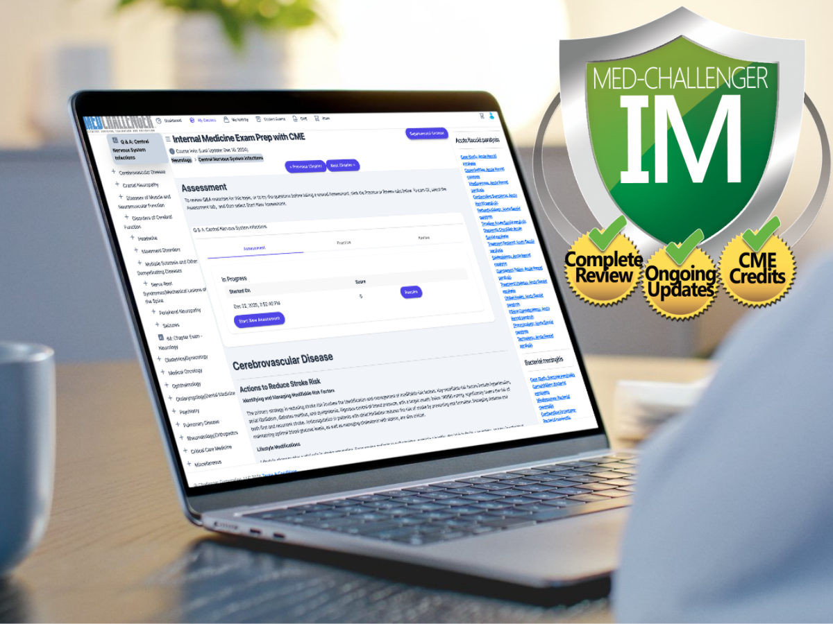 ABIM exam prep with CME - for Internists - Saves time, every time 2