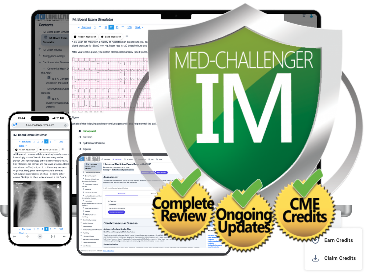 ABIM exam review with CME - ABIM Exam Simulator for ABIM exam prep - cover