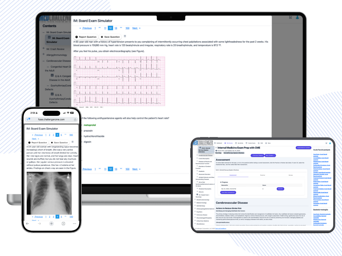 ABIM exam review with CME - ABIM Exam Simulator for ABIM exam prep