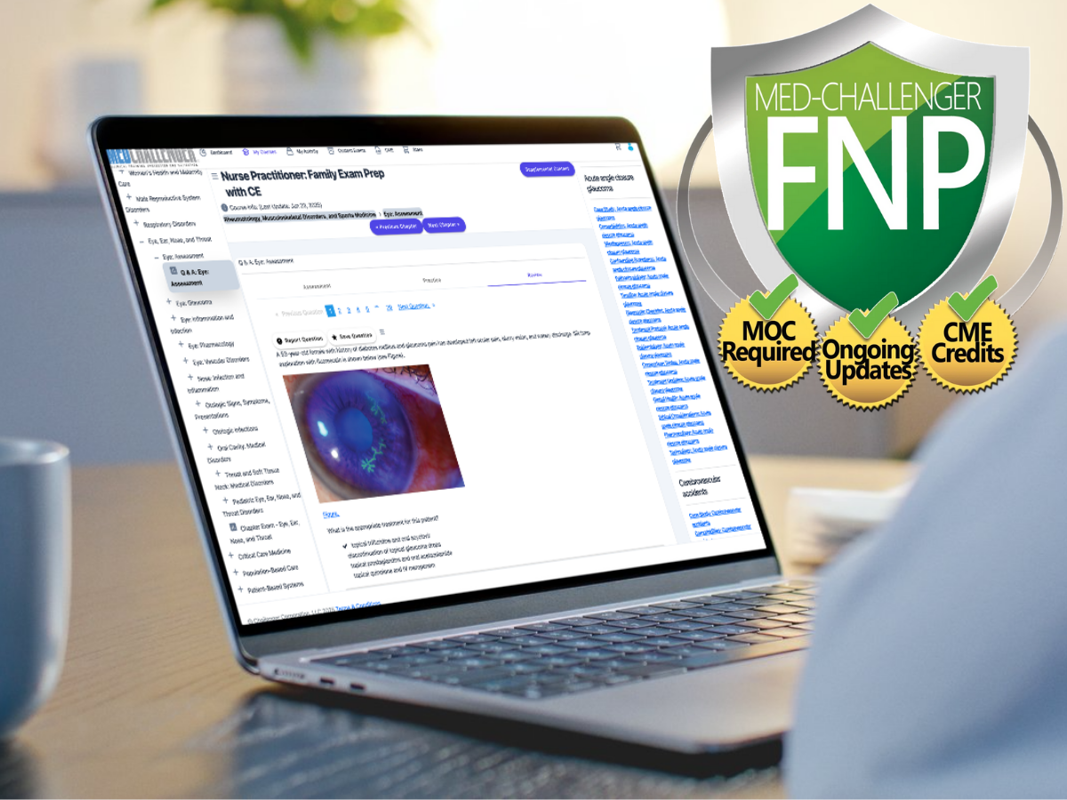 Family Medicine Nurse Practitioner exam review with CE, ANCC AANP FNP exam prep - Saves time, every time. 2