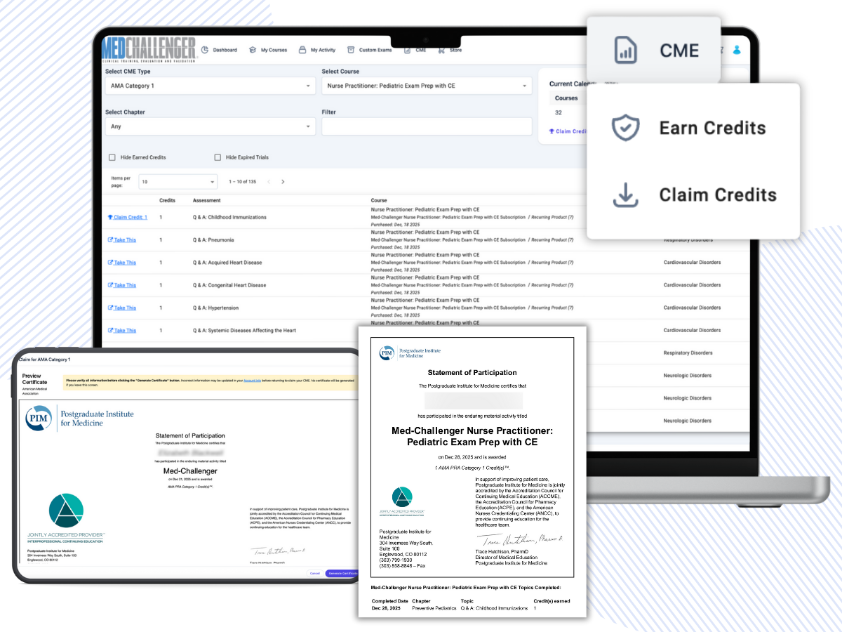 Pediatric Nurse Practitioner exam review with CE, PNCB-PC CPNP-PC certification exam prep - Earn PNCB-PC CPNP-PC CE credit, AMA PRA Category 1 credit Pediatric Nurse Practitioner exam review with CE, PNCB-PC CPNP-PC certification exam prep - Earn PNCB-PC CPNP-PC CE credit, AMA PRA Category 1 credit