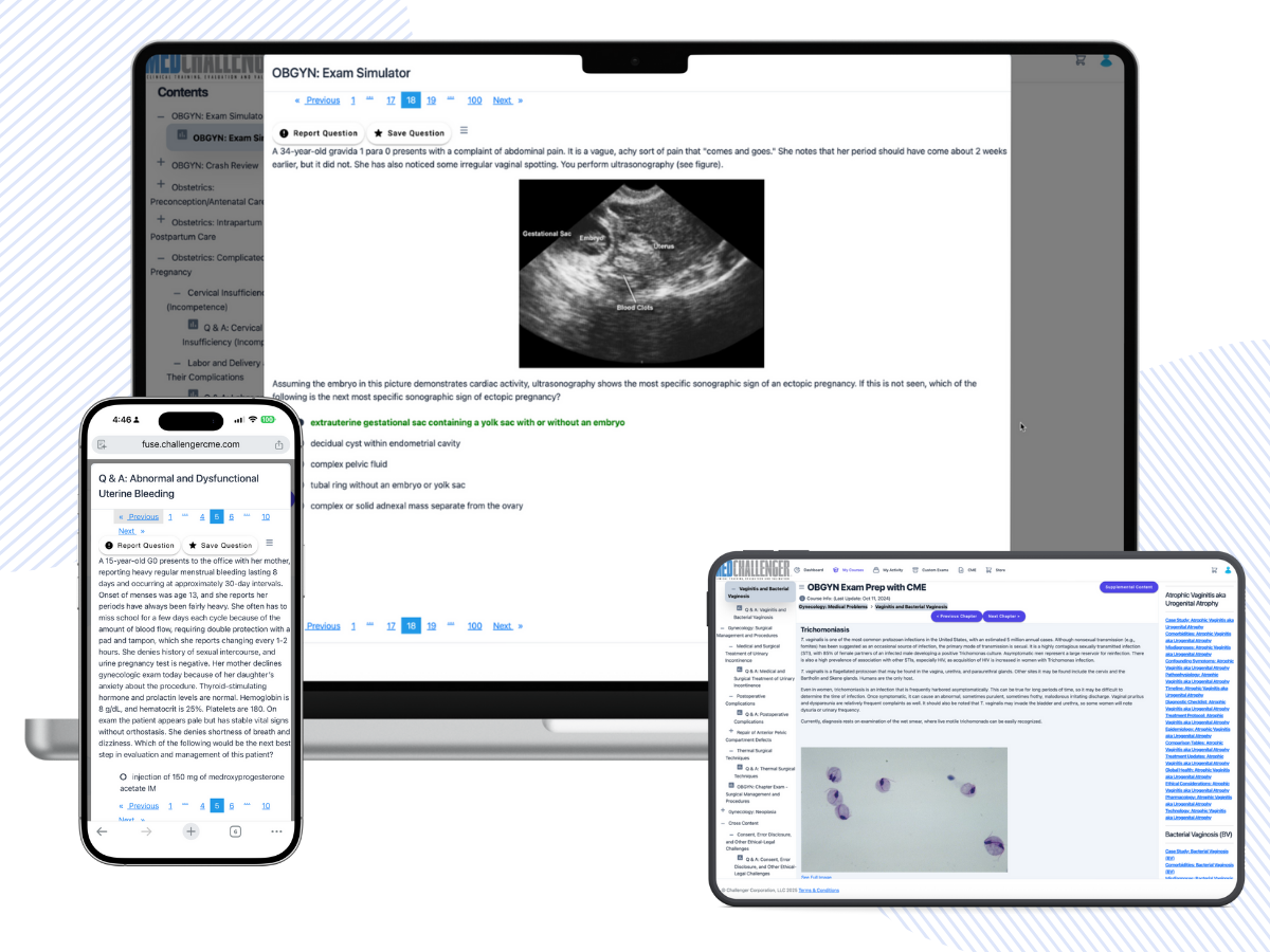 OBGYN ABOG exam review with CME - ABOG Exam Simulator for ABOG exam prep 2