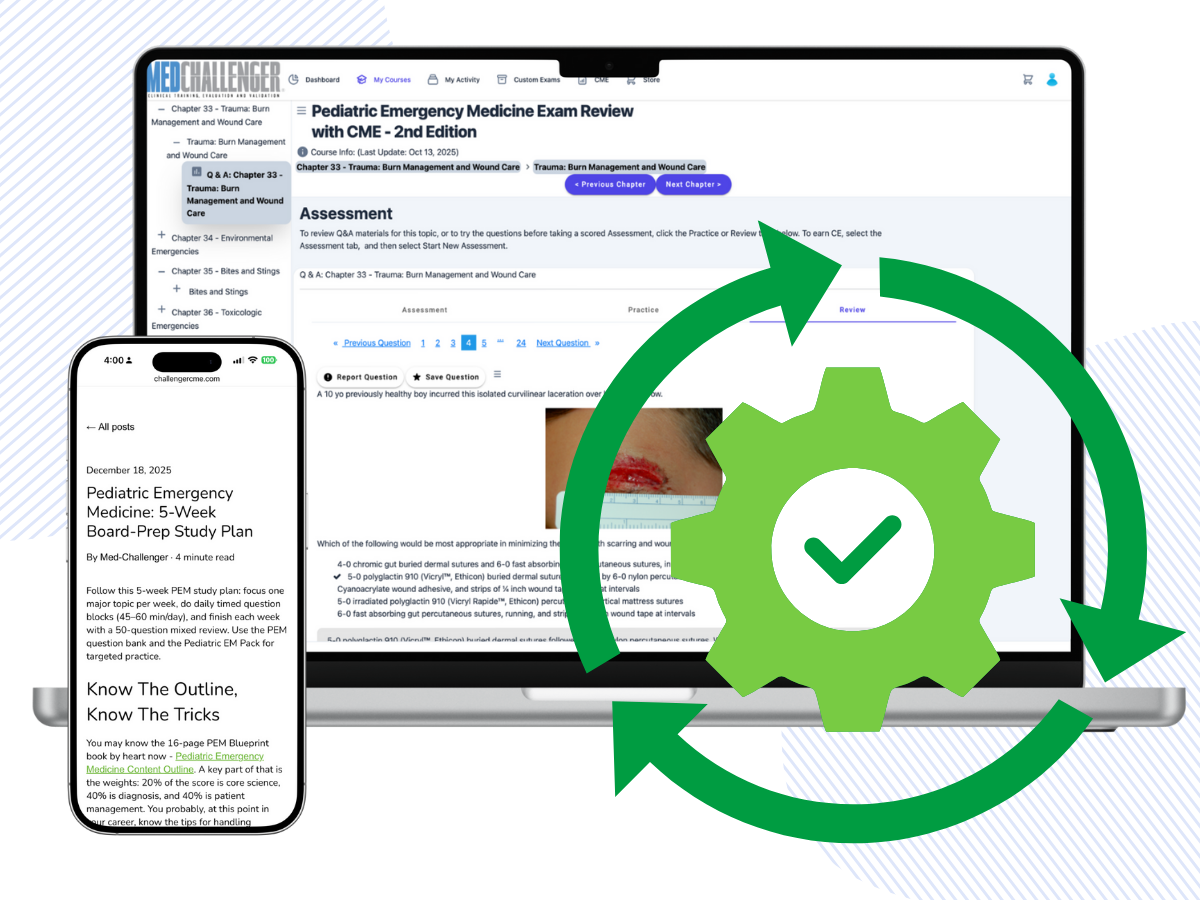 ABP_ABEM Pediatric Emergency Medicine review with CME Ed.2 - Continually updated pediatric emergency medicine education content keeps you current