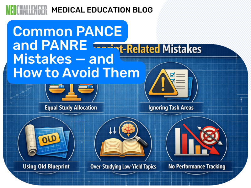 common NCCPA Blueprint related mistakes