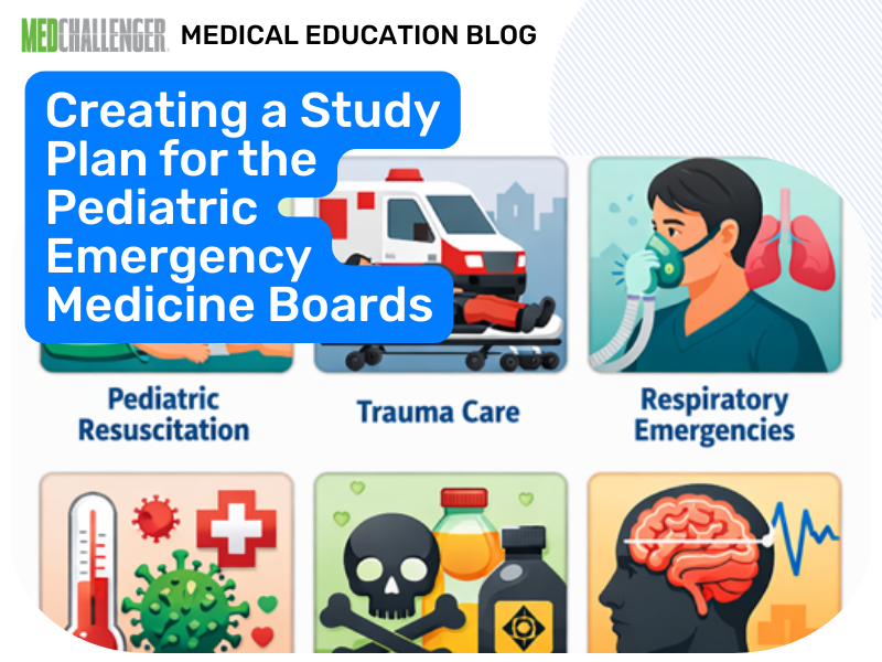 Create a study plan for PEM board exam success