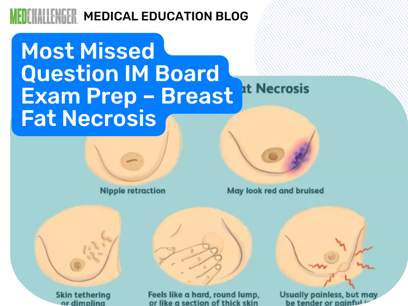 Most Missed IM Boards: Breast Fat Necrosis & Skin Retraction