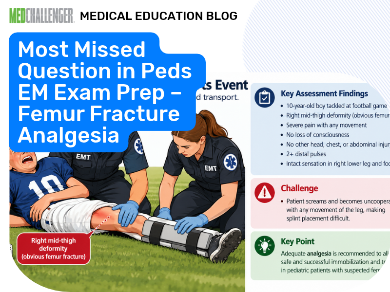 Most Missed PEM Question: EMS Analgesia for Femur