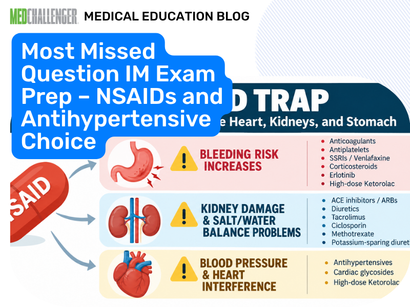 Most Missed IM Boards: NSAIDs and Antihypertensive Choice
