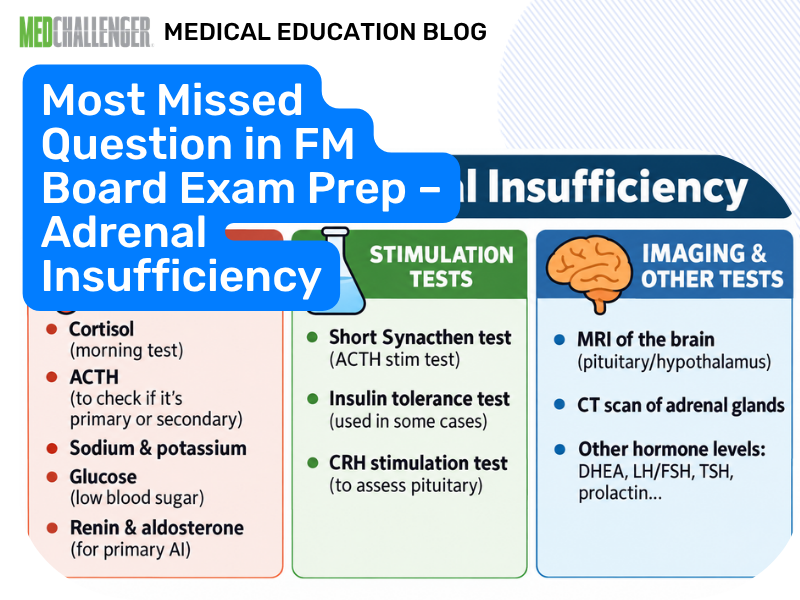 Most Missed: Confirming Primary Adrenal Insufficiency 