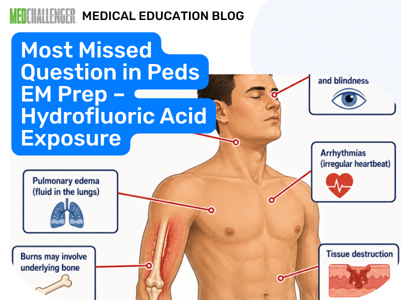 Most Missed PEM Question: HF Burn and QT Prolongation