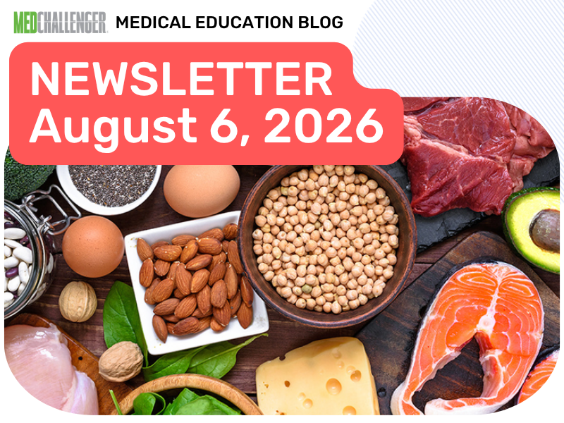 Clinical Updates, FREE Course, Summer Savings, Most Missed Exam Questions, PEMQBook Review Course, Benefits of Less Protein